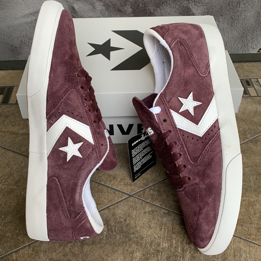 CONVERSE CHECKPOINT PRO OX BLACK CURRANT/WHITE MEN - Picture 1 of 16